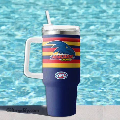 Adelaide Crows AFL Custom Stanley Cup 40 oz 30 oz Tumbler With Handle 5