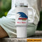 Adelaide Crows AFL Personalized 40oz Tumbler With Handle and Straw