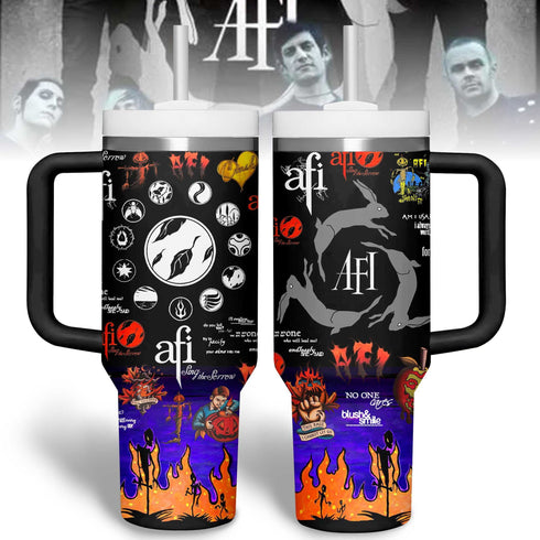AFI Music Custom Stanley Cup 40 oz 30 oz Tumbler With Handle 2