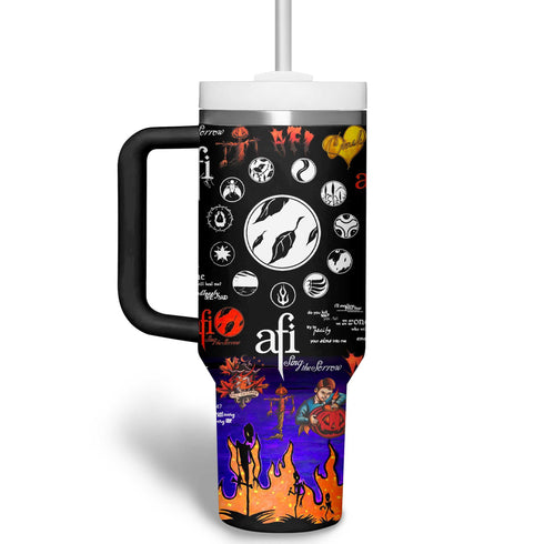 AFI Music Custom Stanley Cup 40 oz 30 oz Tumbler With Handle 2