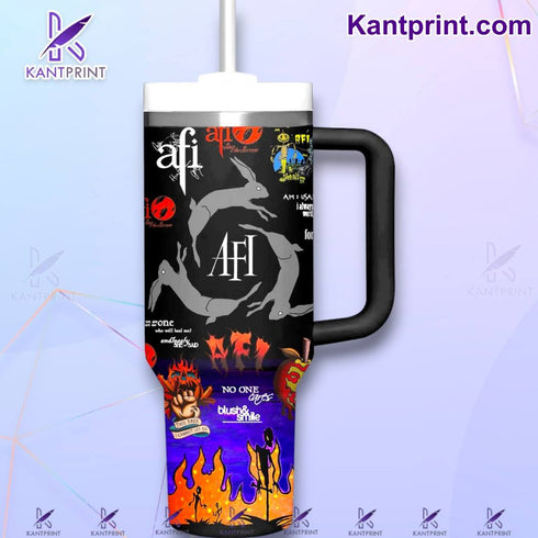 Afi Music Custom Stanley Cup 40 oz 30 oz Tumbler With Handle 1