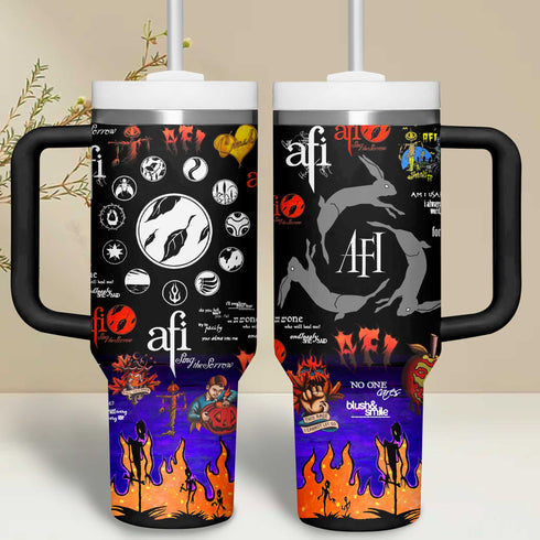 AFI Music Custom Stanley Cup 40 oz 30 oz Tumbler With Handle 2