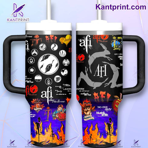 Afi Music Custom Stanley Cup 40 oz 30 oz Tumbler With Handle 1