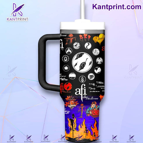 Afi Music Custom Stanley Cup 40 oz 30 oz Tumbler With Handle 1