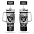 Las Vegas Raiders NFL Personalized 40oz Tumbler With Handle and Straw