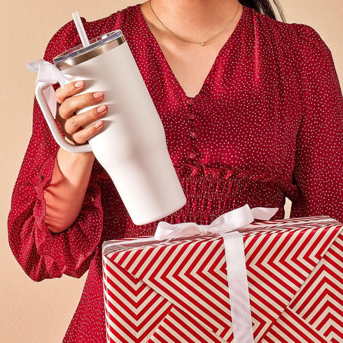 LSU TIGERS NCAA Personalized 40oz Tumbler With Handle and Straw