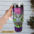Rick And Morty Cartoon Personalized 40oz Tumbler With Handle and Straw