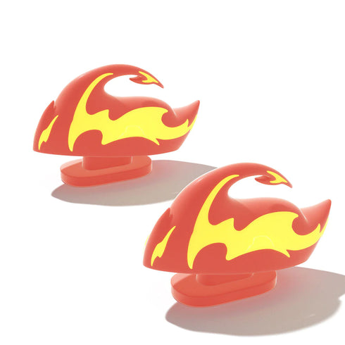 Fire Kaiju Shark Fins For EvoShark - Glow in the Dark - EvoShark